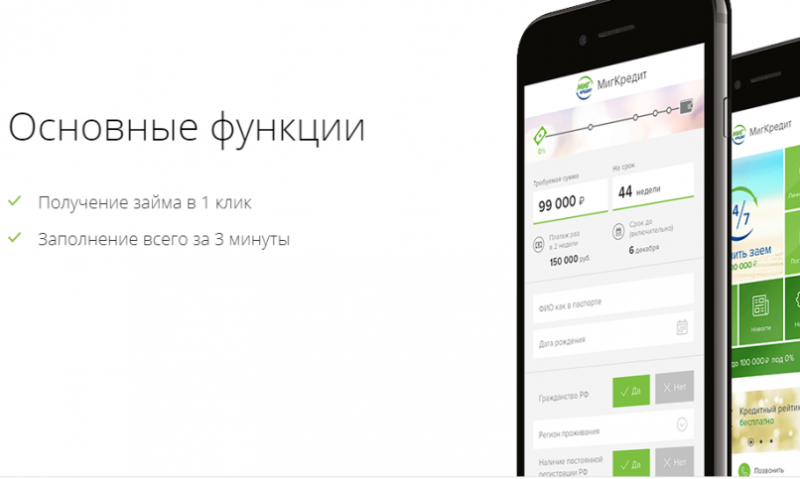 МигКредит оптимизировал личный кабинет