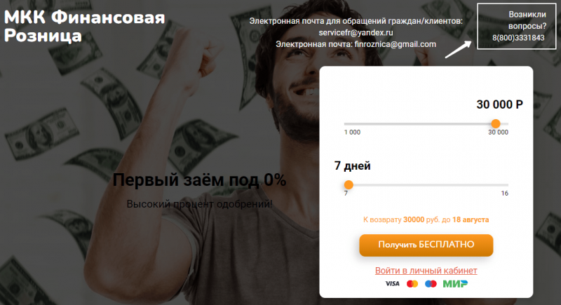 Телефон горячей линии Финансовая Розница Телефон горячей линии Финансовая Розница