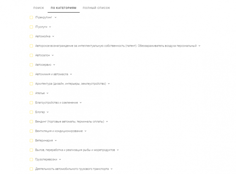 Выбор ОКВЭД для ООО в Т-Банке