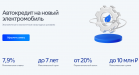 ВТБ обнулил ставку для кредитных электромобилей