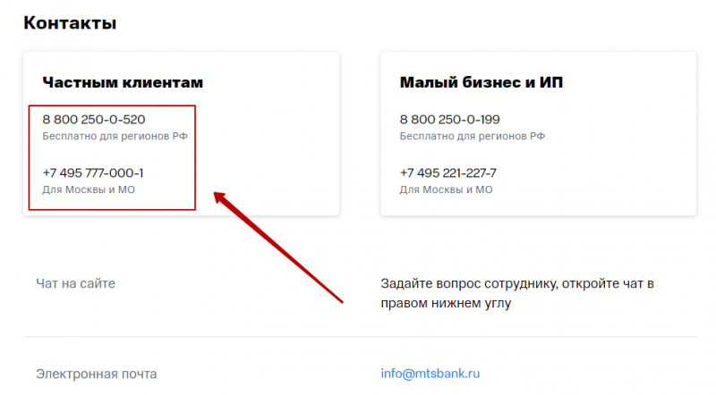 Клиентская поддержка в личном кабинете МТС Банка Клиентская поддержка в личном кабинете МТС Банка