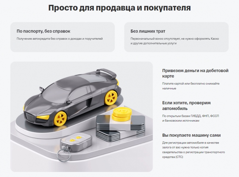 Условия автокредитования в Т-Банке Условия автокредитования в Т-Банке
