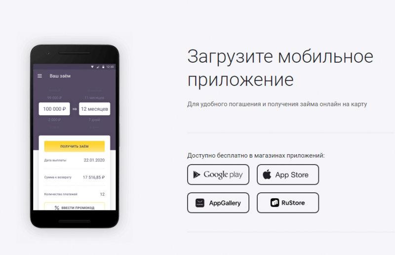 Мобильное приложение МФО До Зарплаты