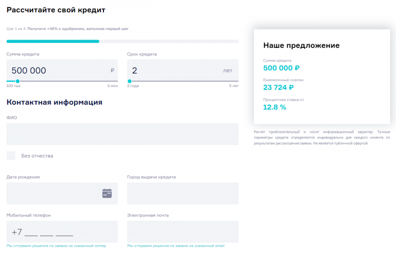 Как получить кредит наличными в банке Зенит