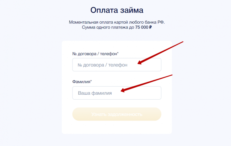 Оплата банковской картой в Банка Денег
