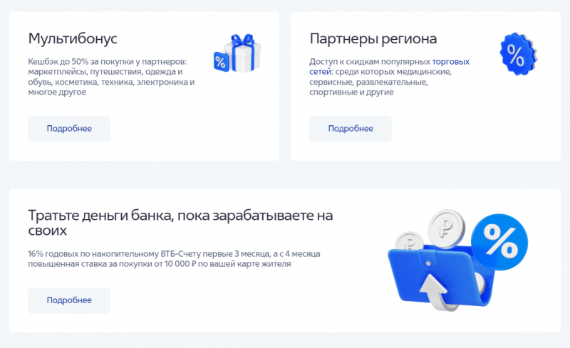 Дополнительные возможности карты жителя Вологды ВТБ Дополнительные возможности карты жителя Вологды ВТБ