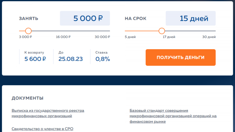 Повторный займ в Свои люди