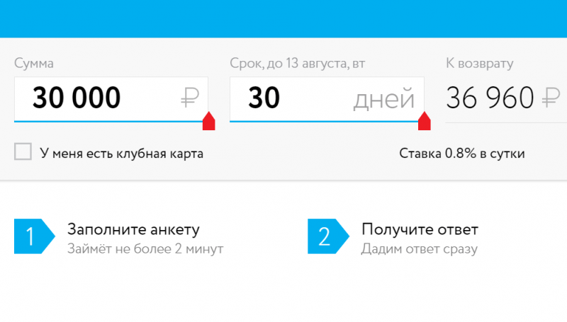 Повторный займ в Займы РФ