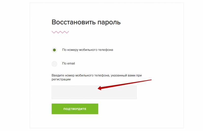 Восстановление пароля от личного кабинета Микс Займ Восстановление пароля от личного кабинета Микс Займ
