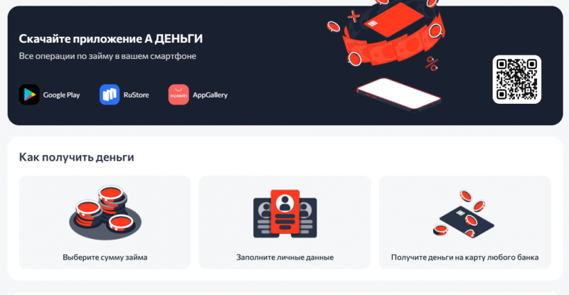 Преимущества микрофинансовой организации А Деньги