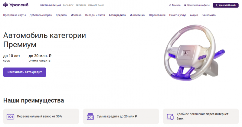 Автокредит в Уралсиб на покупку премиального автомобиля Автокредит в Уралсиб на покупку премиального автомобиля