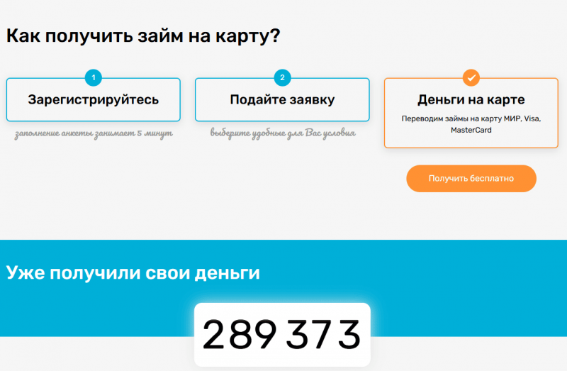 Условия займов в Колибри Деньги