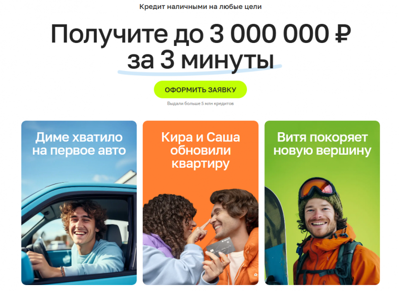 Кредит наличными ОТП Банка