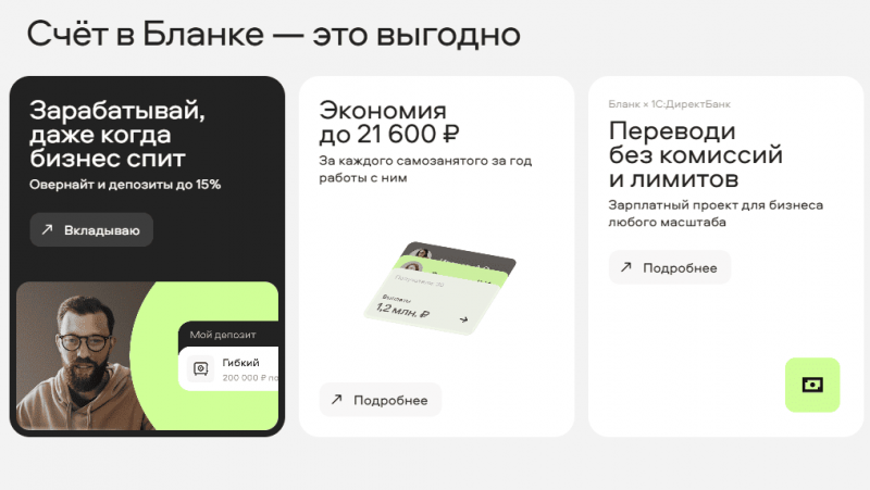 Условия РКО в Бланк Банке для ИП и ООО Условия РКО в Бланк Банке для ИП и ООО
