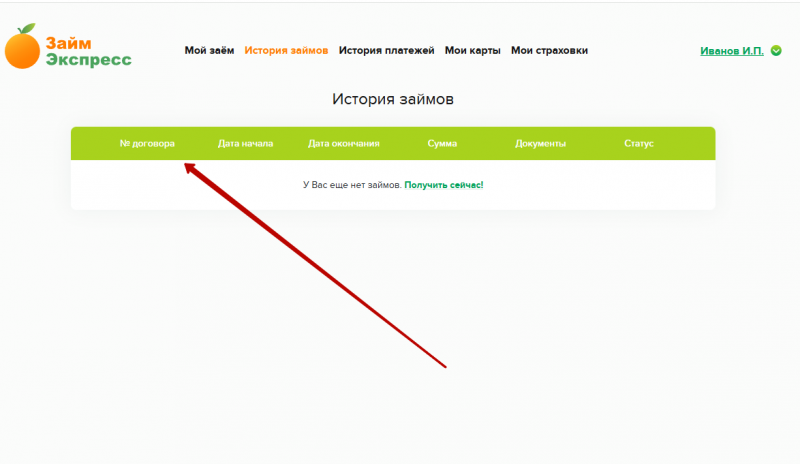 Функционал личного кабинета Займ-экспресс Функционал личного кабинета Займ-экспресс