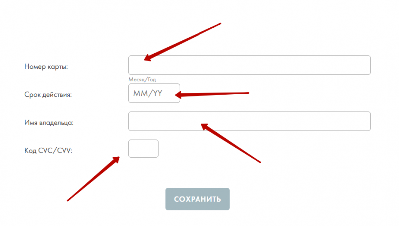 Привязка и удаление банковской карты Привязка и удаление банковской карты