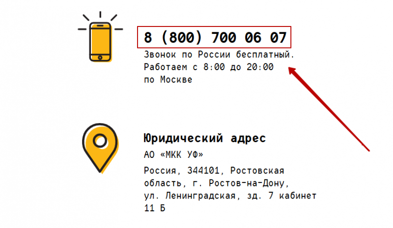 Телефон горячей линии Ван Клик Мани Телефон горячей линии Ван Клик Мани