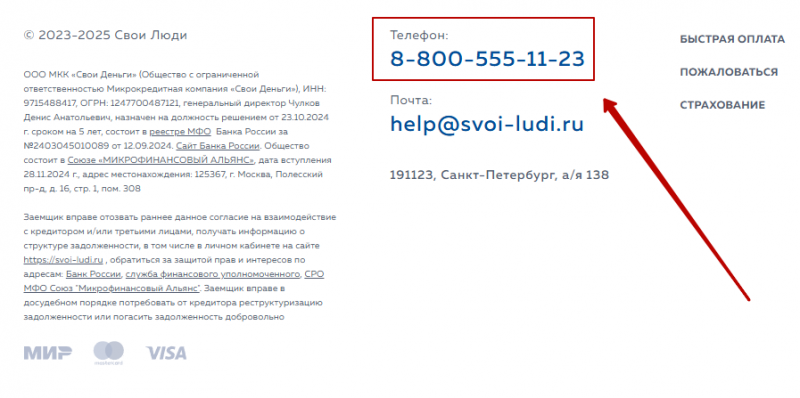 Телефон горячей линии Свои люди Телефон горячей линии Свои люди