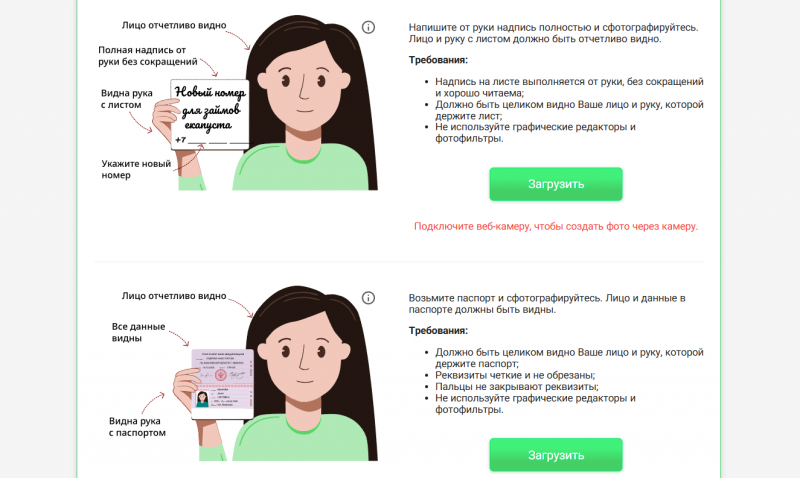 Подтверждение личности в личном кабинете Подтверждение личности в личном кабинете