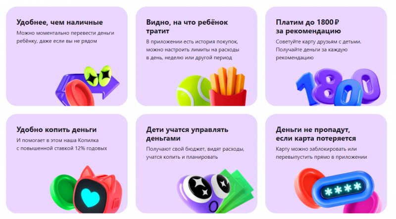 Преимущества Детской карты Альфа-Банка Преимущества Детской карты Альфа-Банка
