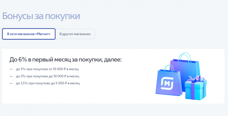 Кэшбэк-программа ВТБ Магнит