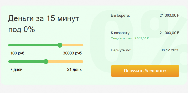 Повторный займ в Екапуста Повторный займ в Екапуста
