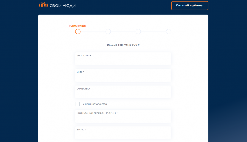 Как оформить заявку на получение займа в МФО Свои люди