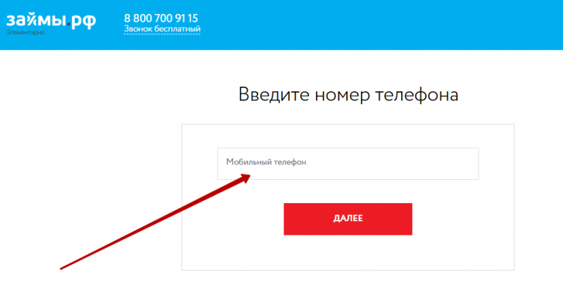 Вход в личный кабинет Займы.рф