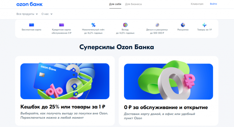 Как оформить Ozon Карту