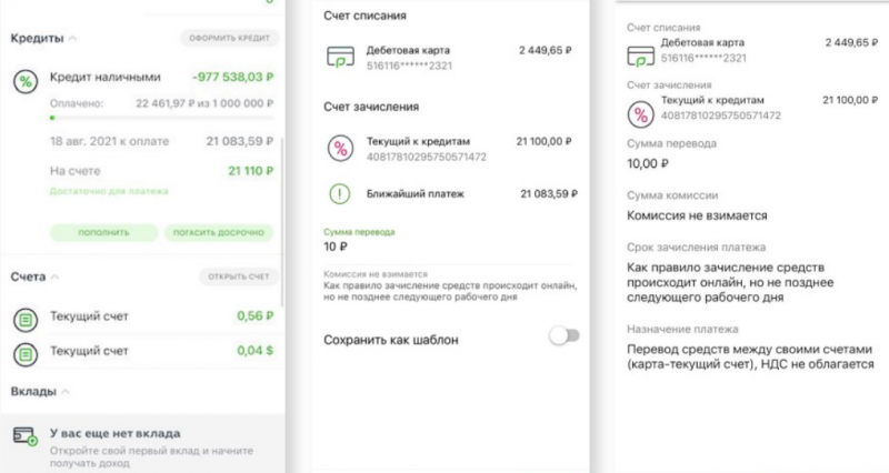 Функционал личного кабинета Ренессанс Кредит
